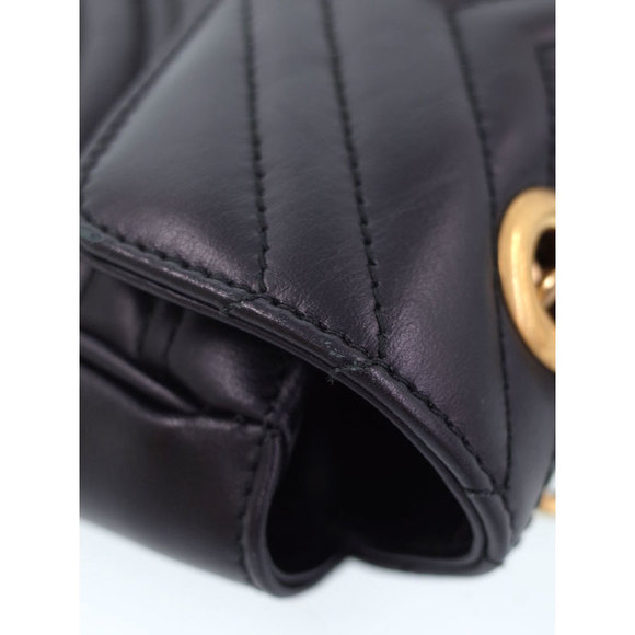 Gucci GG Marmont Quilted Small Chain Shoulder Bag - Picture 5 of 9